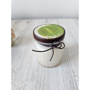 Pier 1 verbena candle 7.5 oz‎ new retired green Xmas decor
